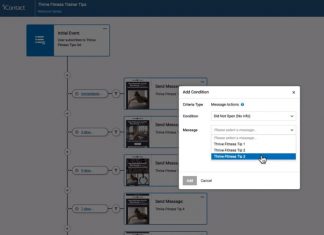 iContact Advanced Automation Conditions - Screenshot
