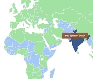 Benchmark Email Reporting - By Geography