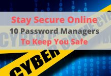 Top 10 Best Password Managers Review & Test