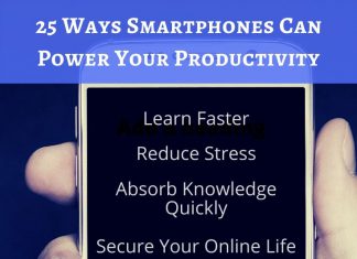 Ways to Use Your Smartphone Productively - Infographic