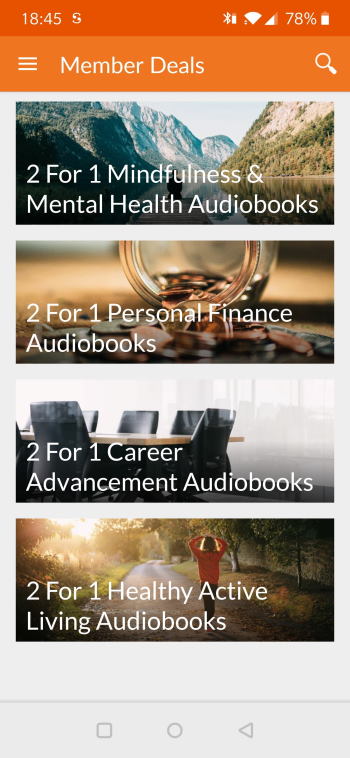 Audiobooks.com Always has A Special 2 for 1 Deal