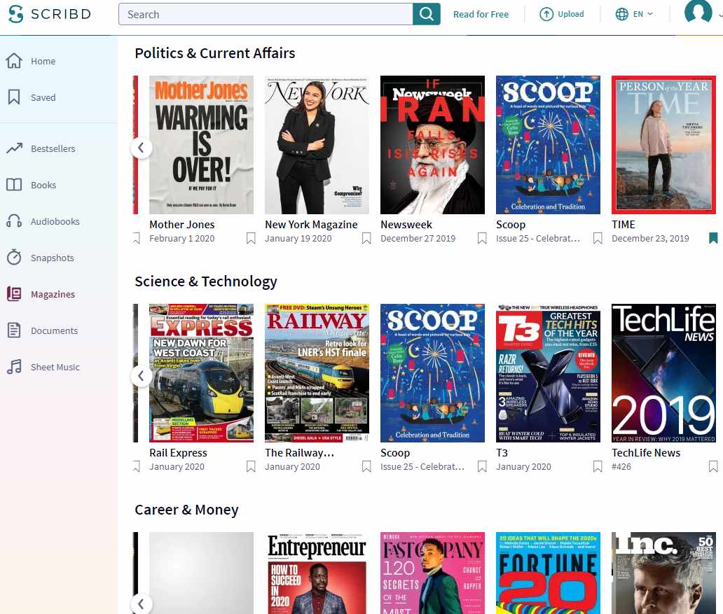 Scribd Review: Netflix for Audiobooks? Not Really.