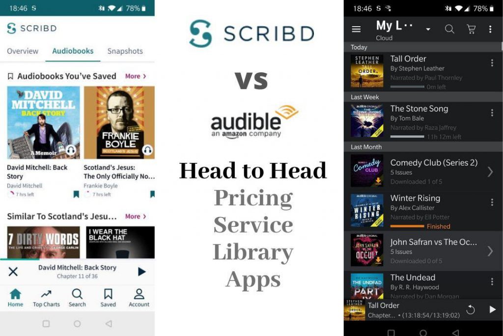Scribd vs Audible