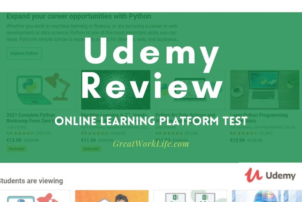 Udemy Online Learning Review & Test